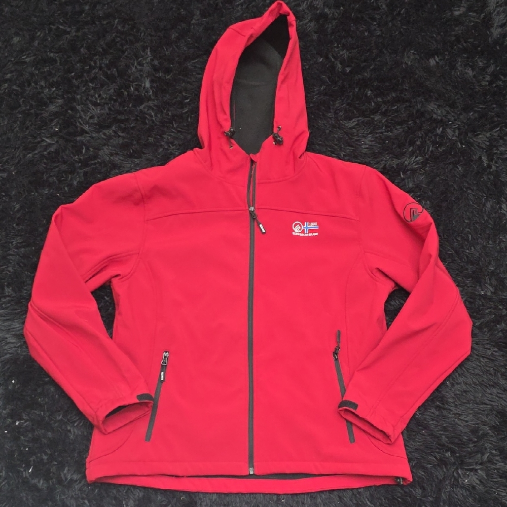 Red Norway Hooded Jacket